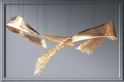 现代吊灯3D模型下载